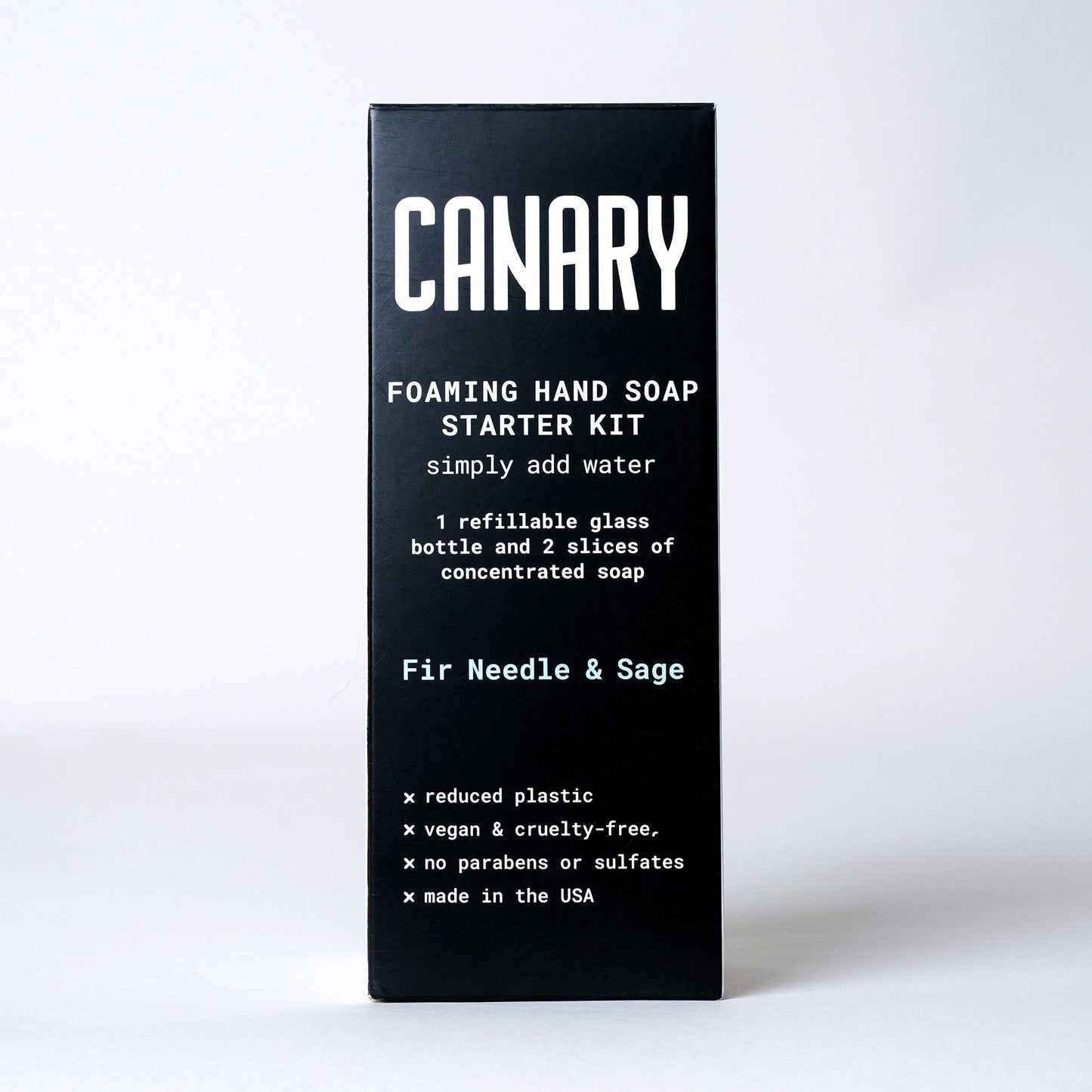 Canary Concentrated Foaming Hand Soap Kit. Bottle and Soap Slices Included