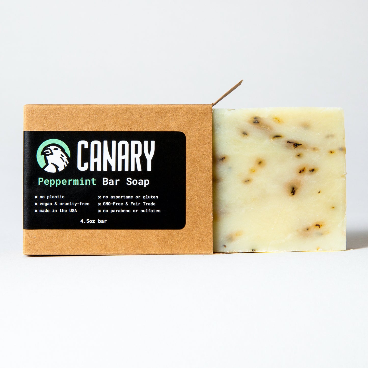 4.5oz bar of Peppermint body soap