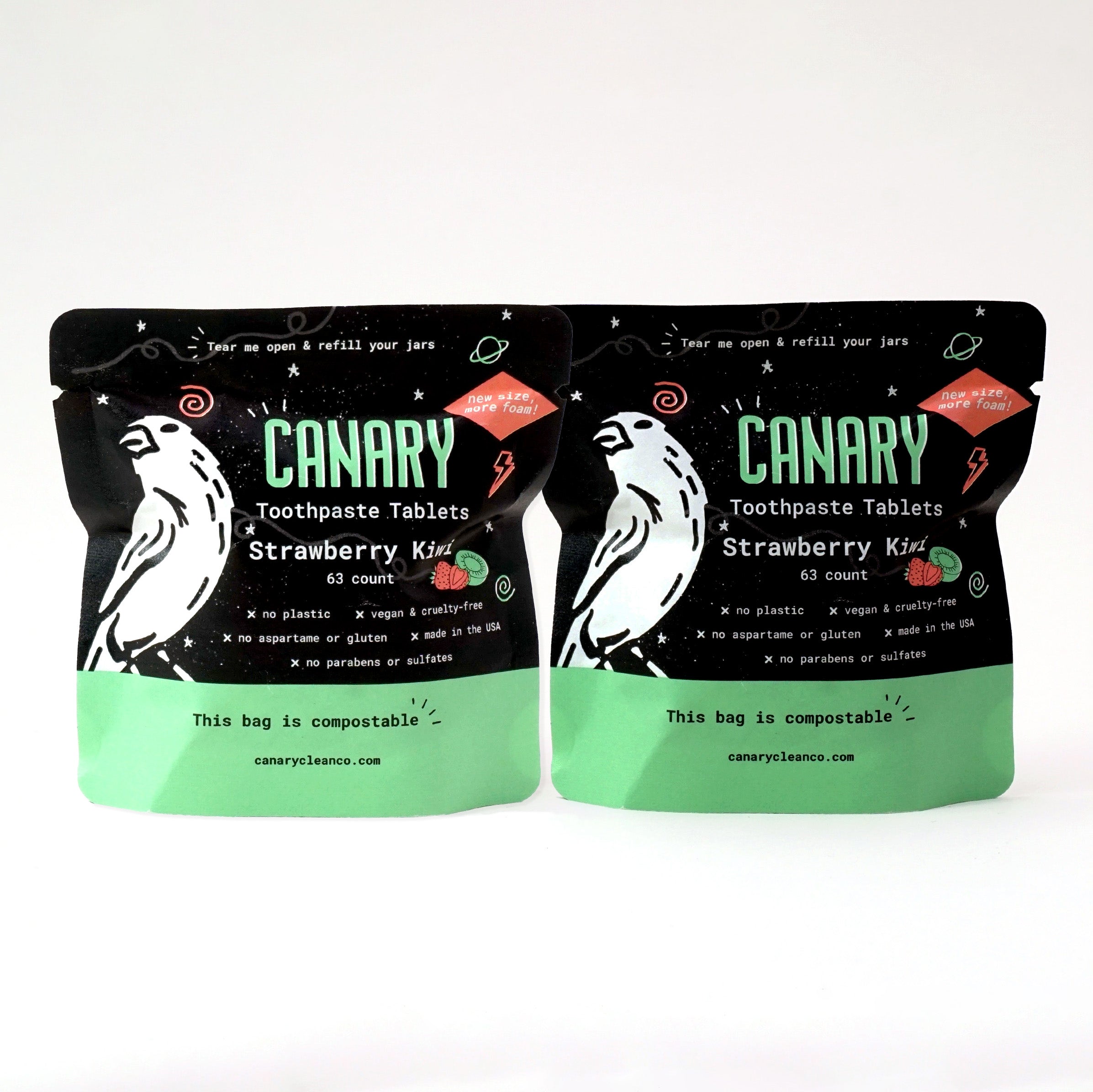 Strawberry + Kiwi Toothpaste Tablets – Canary