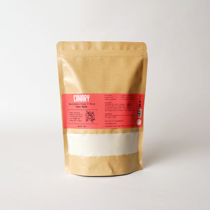Our natural clay Facial masks are sold in 2lb Bulk Bags. Bentonite + Rose mix