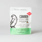 New and Improved Canary Wintergreen Toothpaste Tablets, 240 count compostable pouch, front view of the pouch