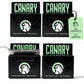 Image of 4 Canary Dental Floss boxes stacked on top of each other