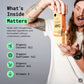 Canary Concentrated foaming hand soap bars with infographic about clean ingredients.