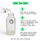 Canary peppermint mouthwash concentrate and a step by step how to use guide.