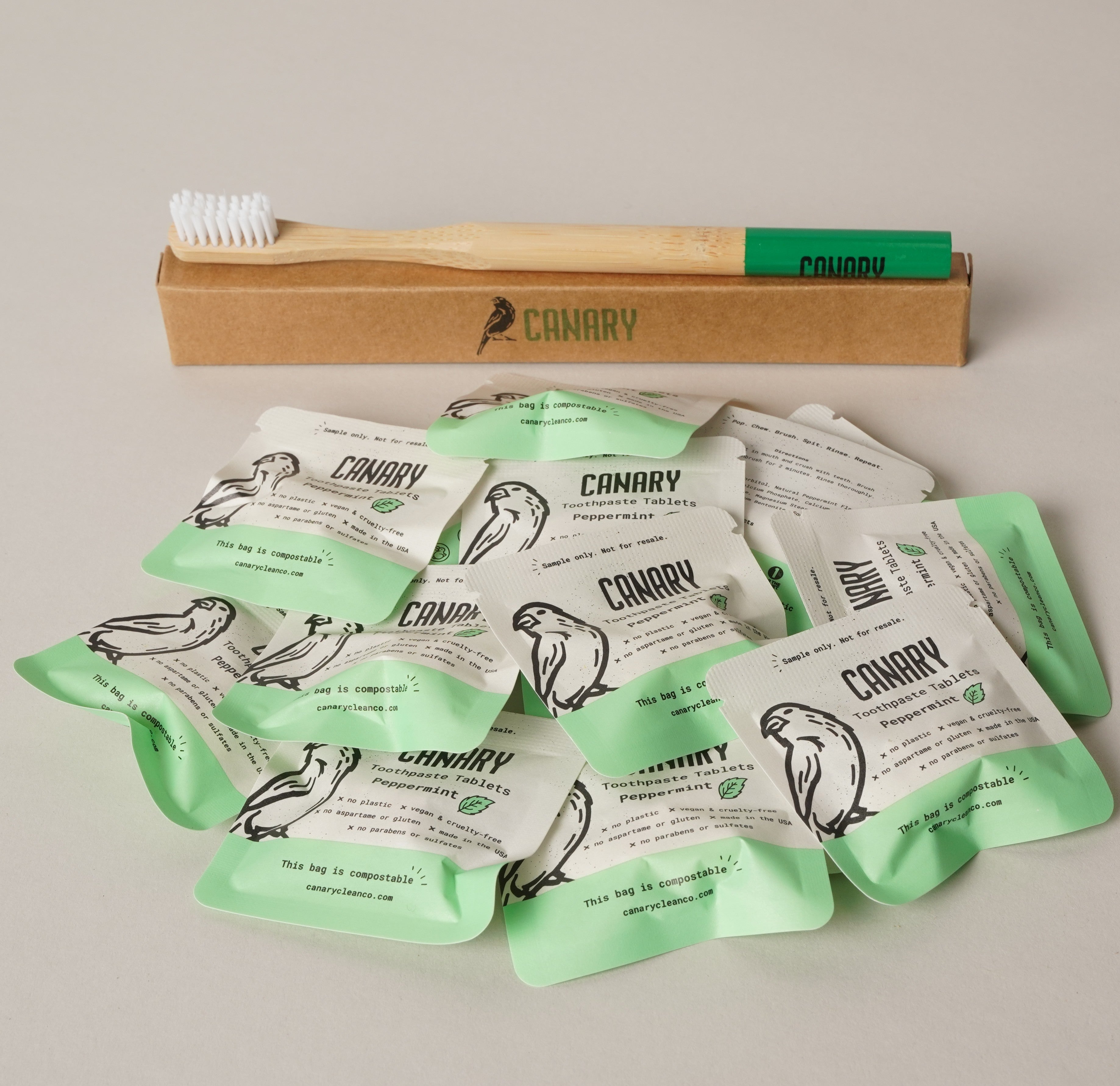 Canary Toothpaste Tablets - Trial Samples