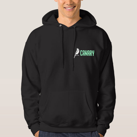 Canary Purge Plastic hoodie - black - front