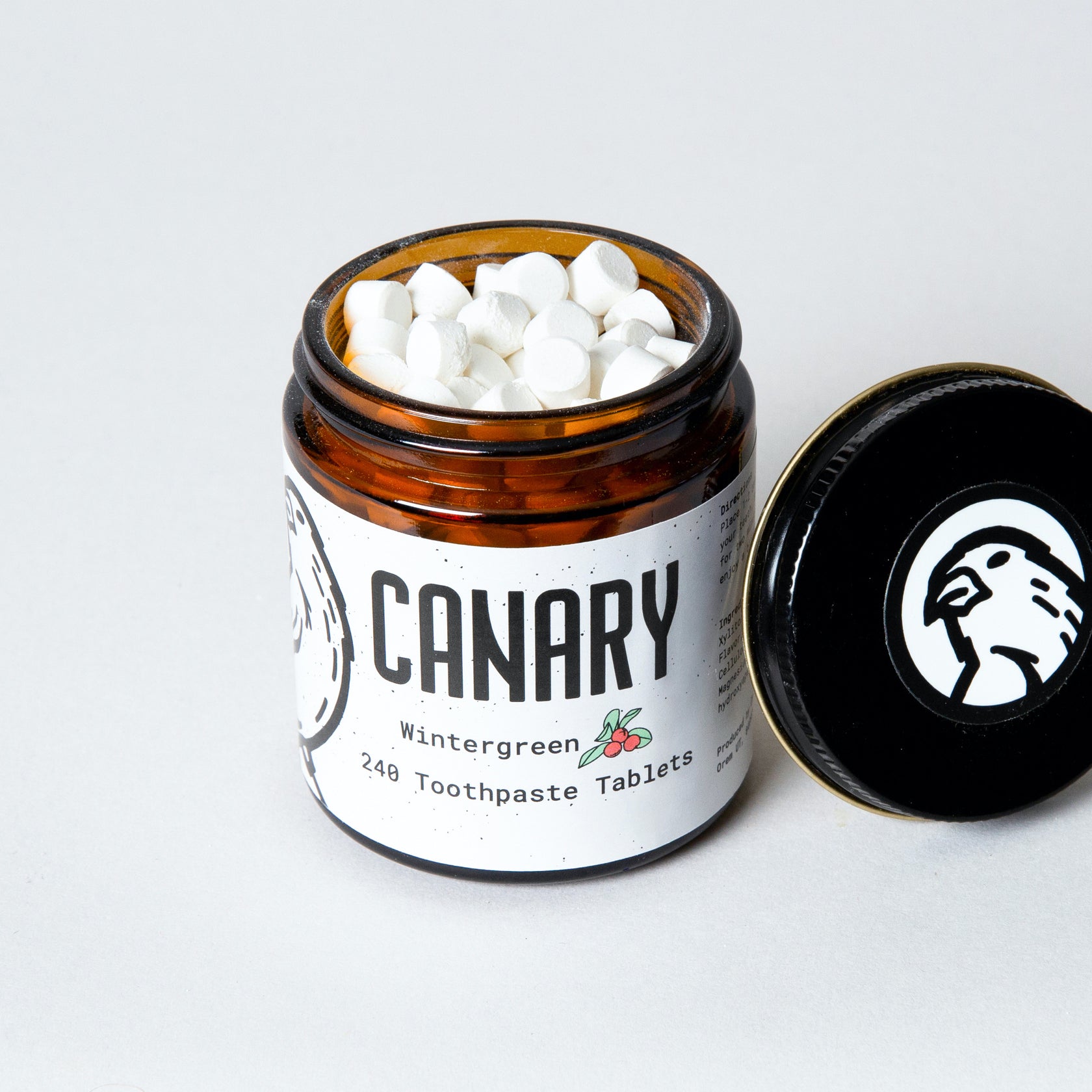 Wintergreen Toothpaste Tablets Canary